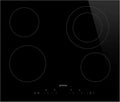 SMEG Keramik-Kochfeld UNIVERSAL SE364ETD, Elegantes Design in Schwarz